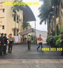 Cảnh sát bảo vệ nghiêm ngặt phiên tòa xét xử “trùm” bài bạc ngàn tỷ