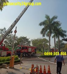 BẢO VỆ YUKI PHỐI HỢP CẢNH SÁT PCCC VÀ CNCH: DIỄN TẬP PHƯƠNG ÁN CHỮA CHÁY, TẠI TÒA NHÀ